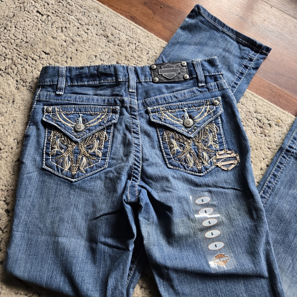 Nwt Harley Davidson Embellished Jeans
